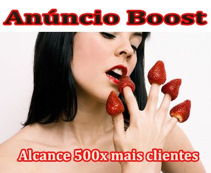 Anuncio Boost GP Acompanhantes